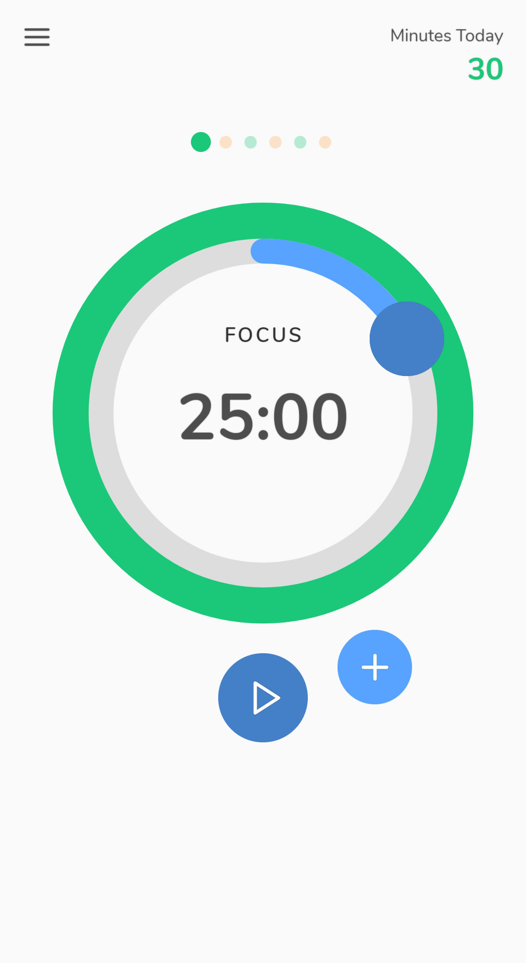 Focusmeter app screenshot