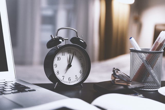 Timer on table